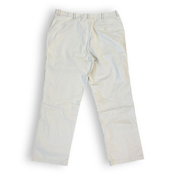 L.L. Bean Wrinkle-Free Bayside Pants High-Rise Straight-Leg Heritage Stone Sz 16 - Picture 2 of 9